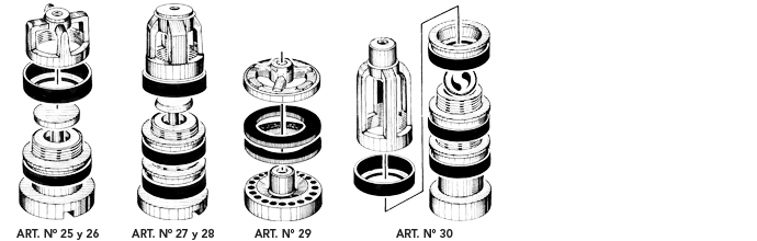 Pistones para cilindros y repuestos